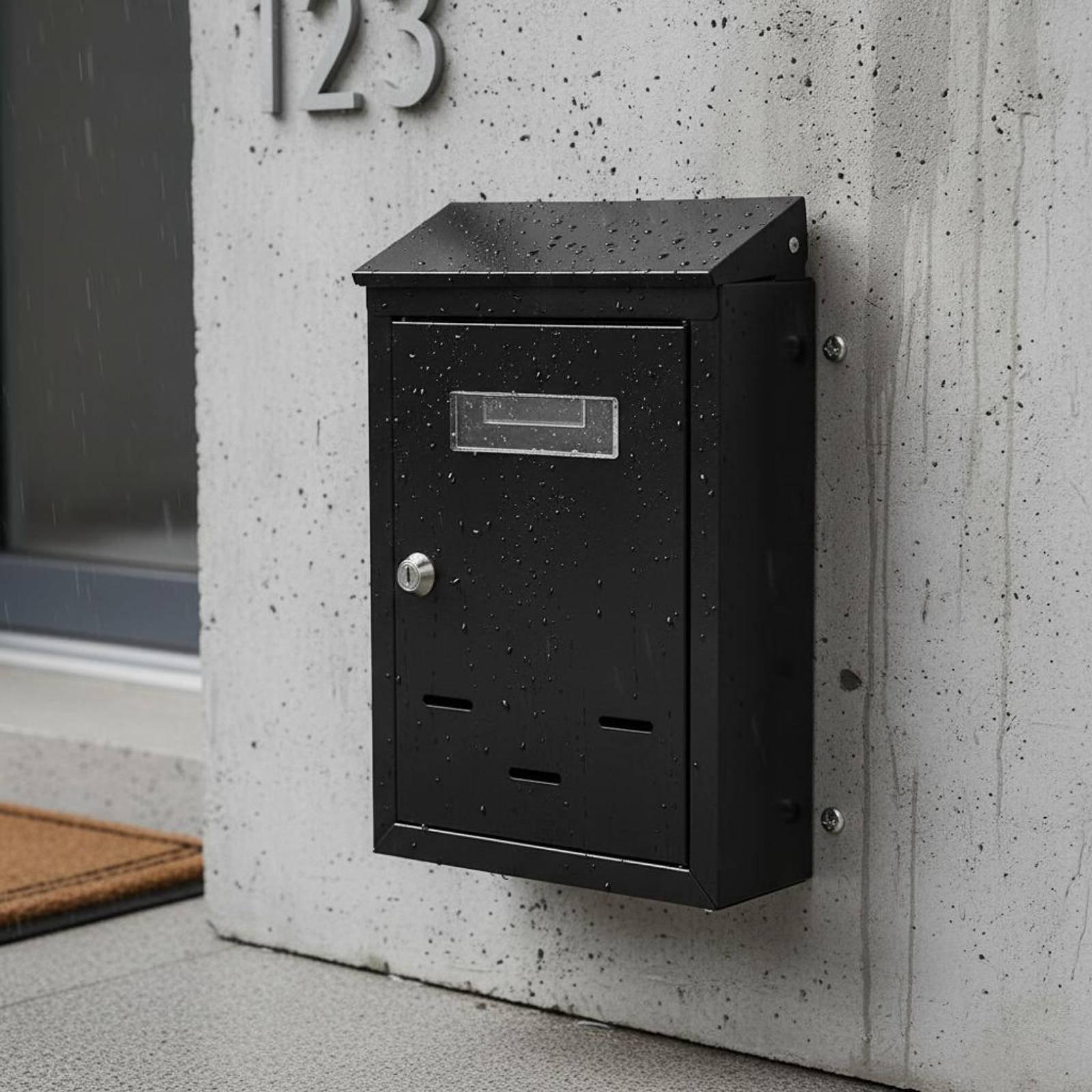 Outdoor Wall Mounted Mailbox w - Home Security Letters review and price
