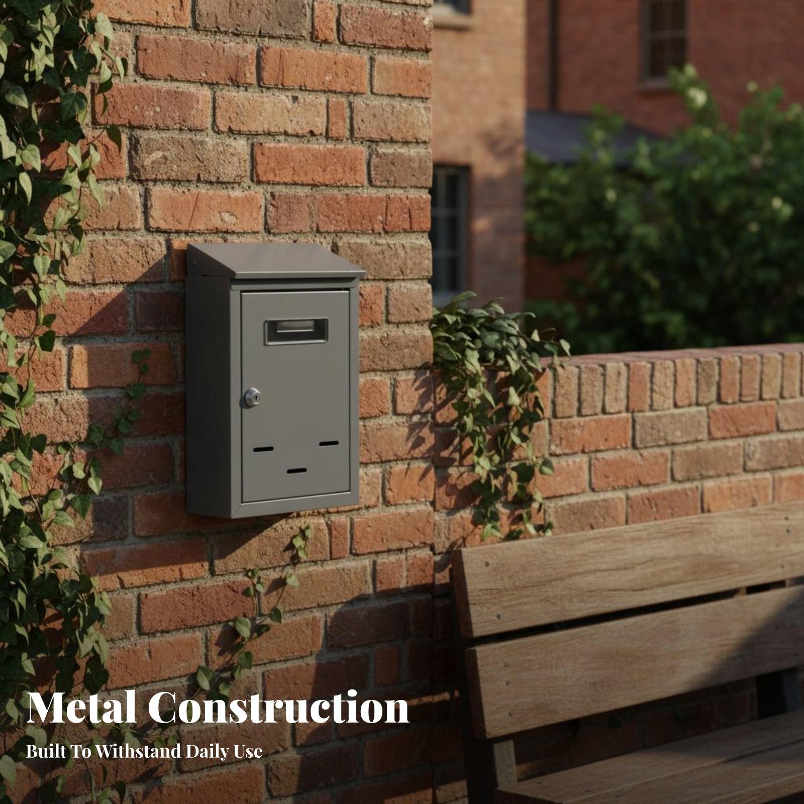 Outdoor Wall Mounted Mailbox w - Home Security Letters review and price