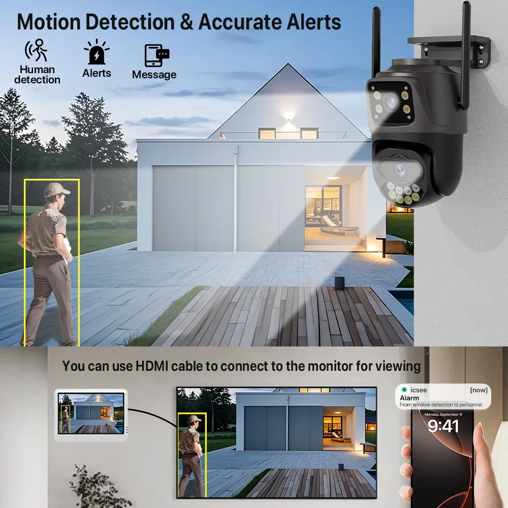 7 Inch 8CH 5MP WiFi NVR Securi - Home Security Systems With Cameras review and price