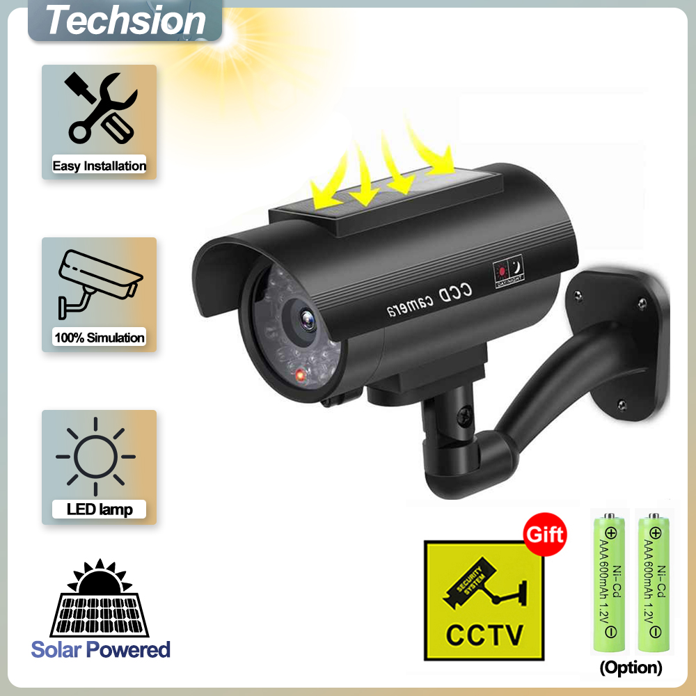 Solar Panel Dummy Surveillance - Solar Security Light review and price