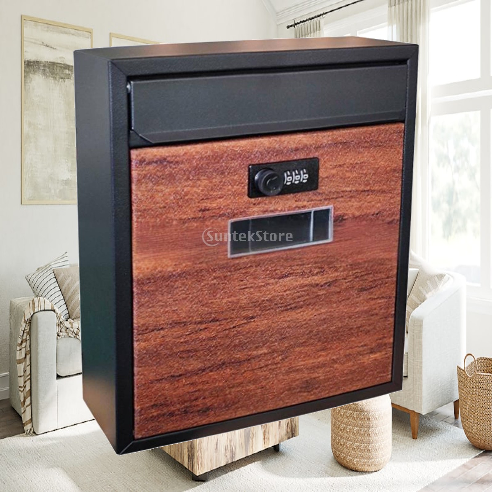 Iron Letter Box with Combinati - Home Security Letters review and price