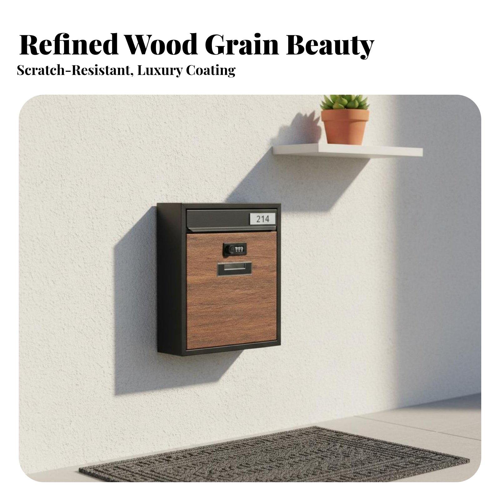 Iron Letter Box with Combinati - Home Security Letters review and price
