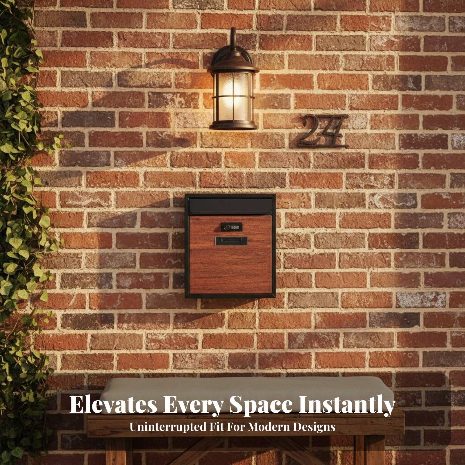 Iron Letter Box with Combinati - Home Security Letters review and price