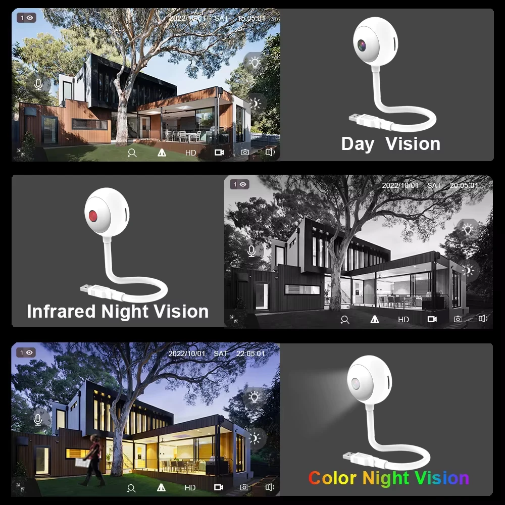 Mini Tuya Indoor USB Light Bul - Home Security Flood Lights review and price