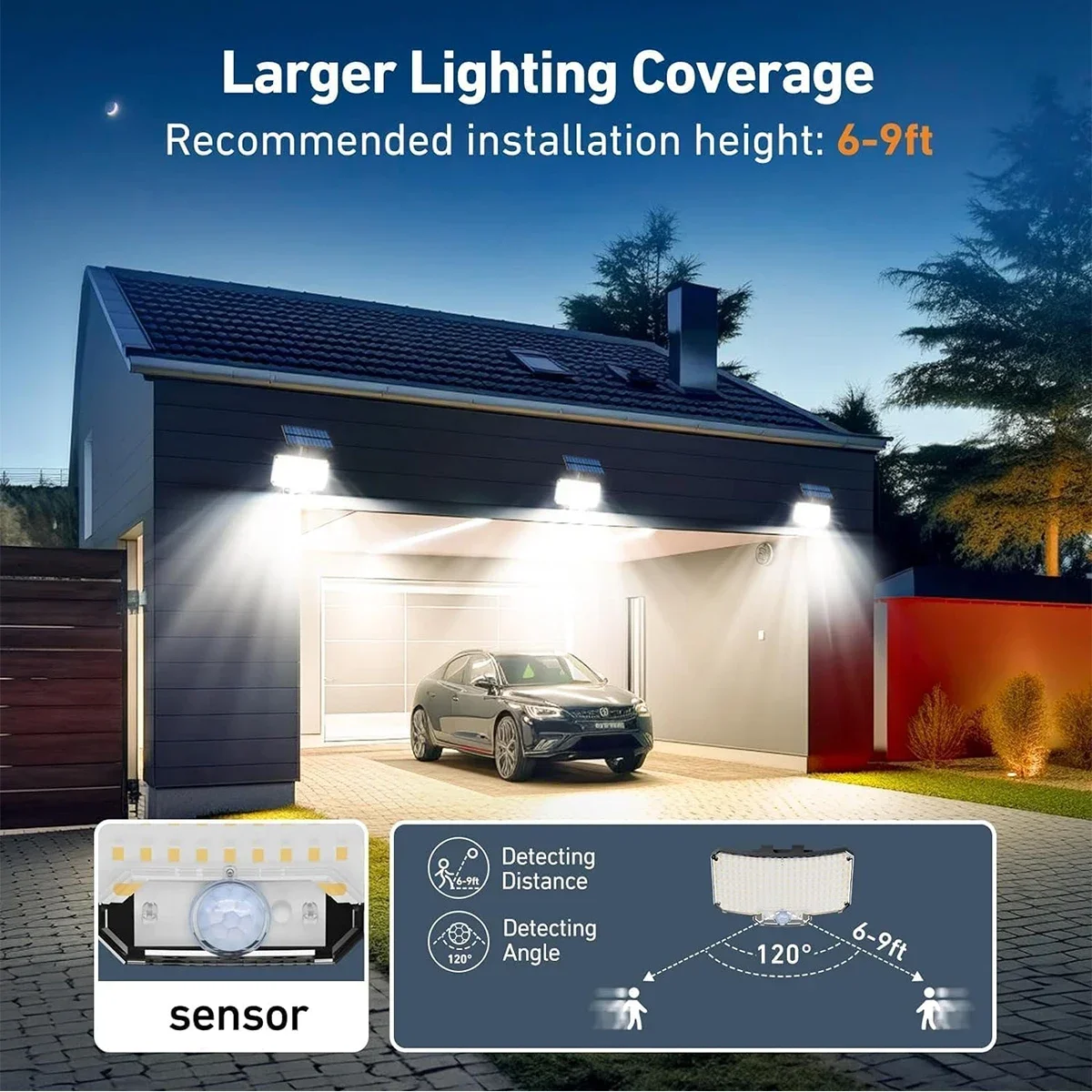 234LED Solar Outdoor Lights Mo - Solar Security Light review and price