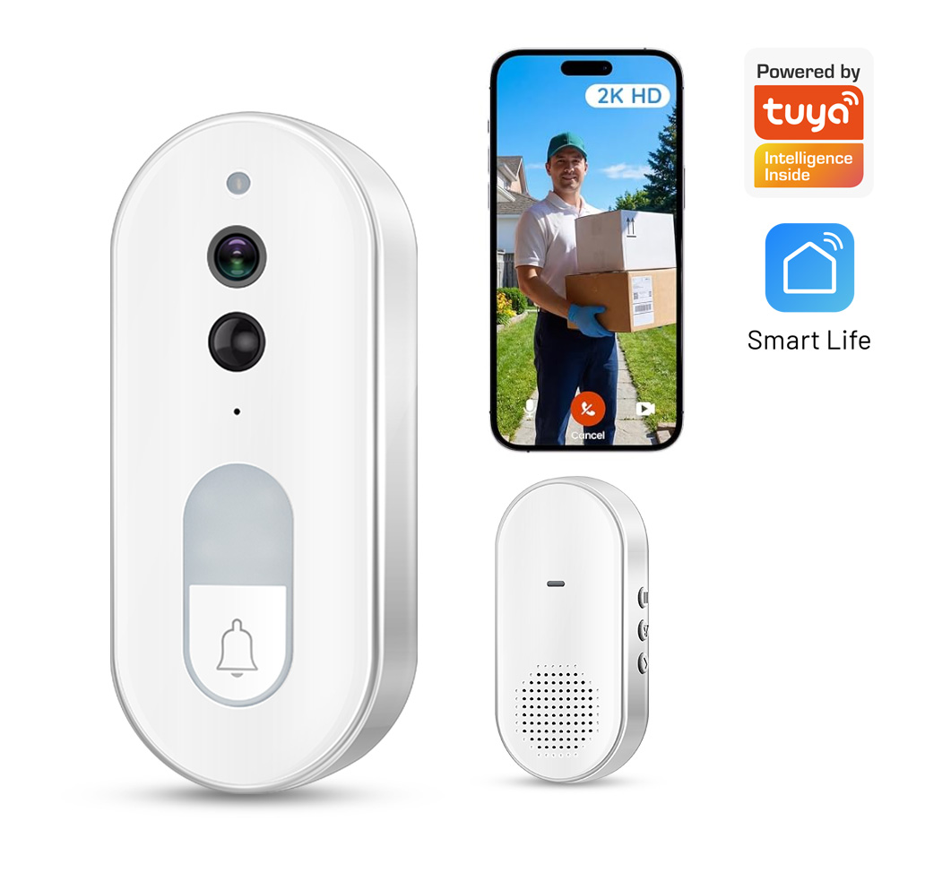 Tuya Smart Video Doorbell Wire - Home Security Camera Installation review and price