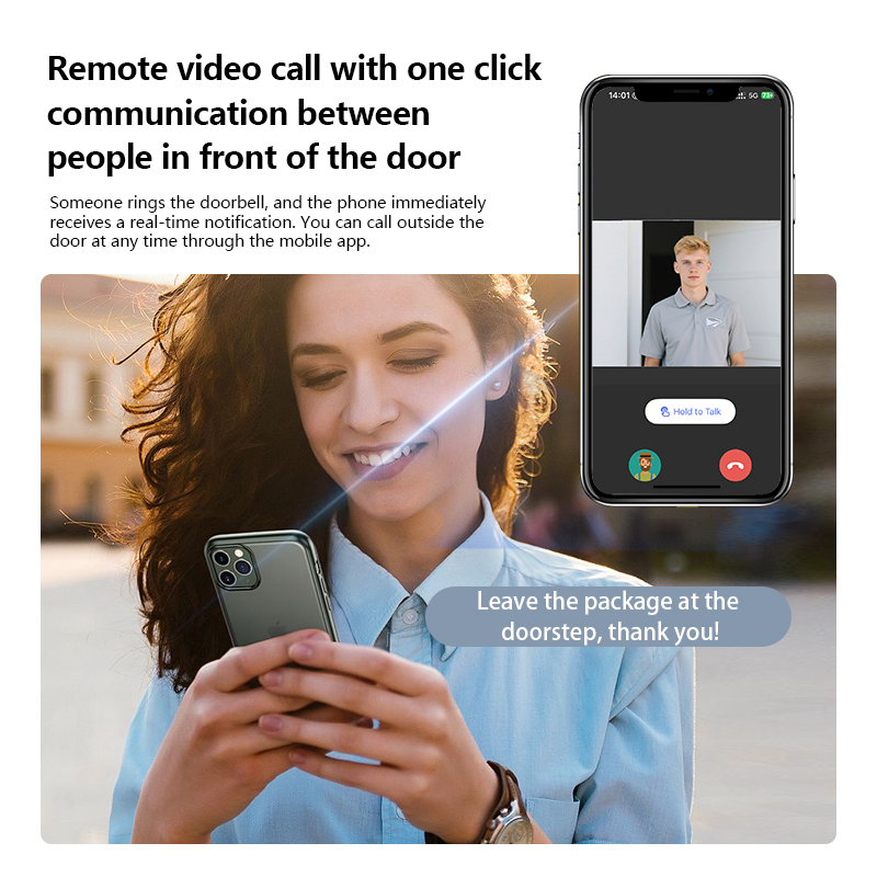 Smart Video Doorbell Camera, W - Home Security Camera Installation review and price