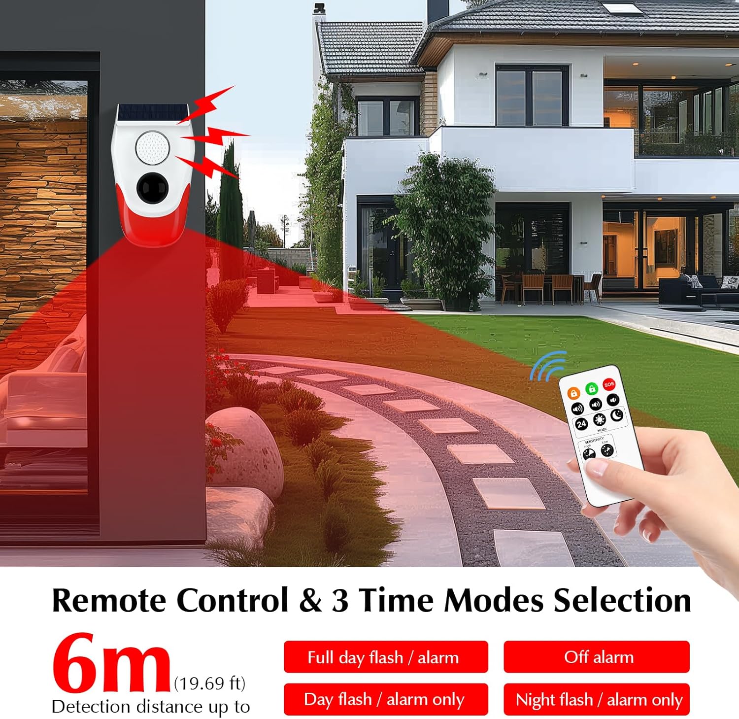 Solar Motion Sensor Outdoor Al - Solar Security Light review and price