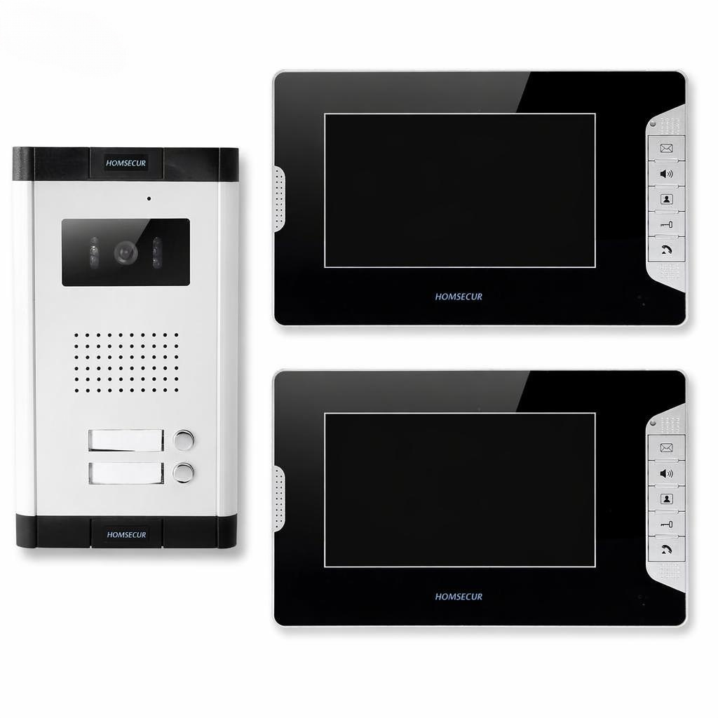 4 Wire 2 Family Video Door Pho - Home Security Systems With Cameras review and price