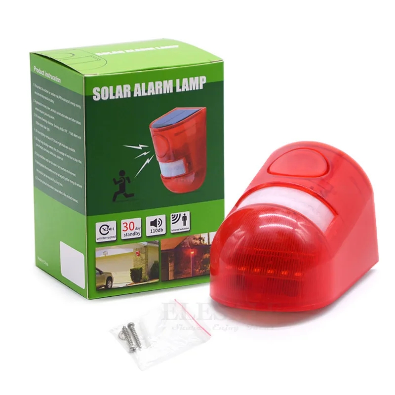 Waterproof Solar Powered Alarm - Solar Security Light review and price