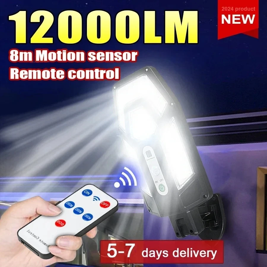 12000LM Powerful Solar Wall La - Solar Security Light review and price