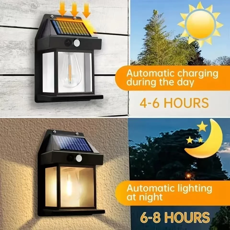 Outdoor Solar Tungsten Wall Li - Solar Security Light review and price
