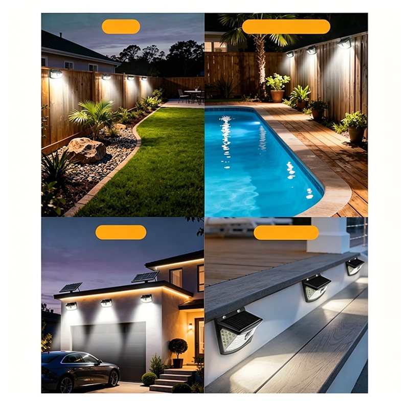 [NEW!A25P】 Waterproof Solar Po - Solar Security Light review and price