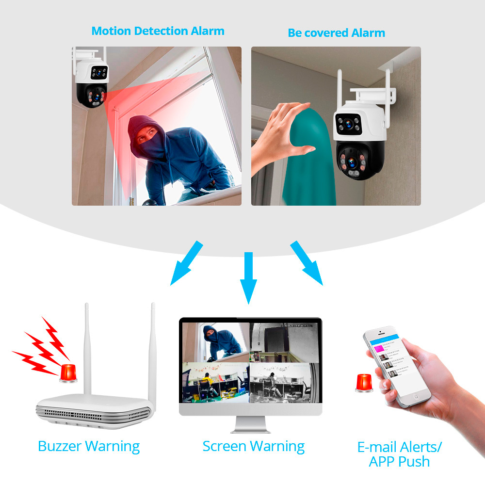 KERUI Waterproof 6MP HD Wirele - Home Security Systems With Cameras review and price