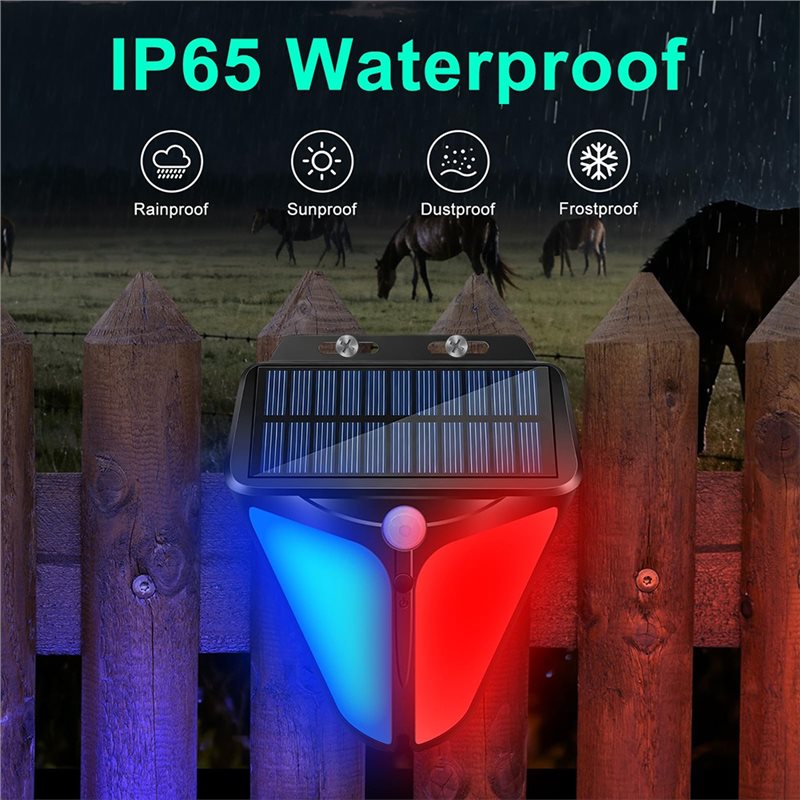 A24U Solar Powered Strobe Warn - Solar Security Light review and price