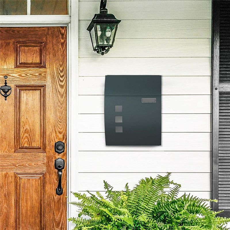 AEE4-Wall Mounted Post Box - W - Home Security Letters review and price