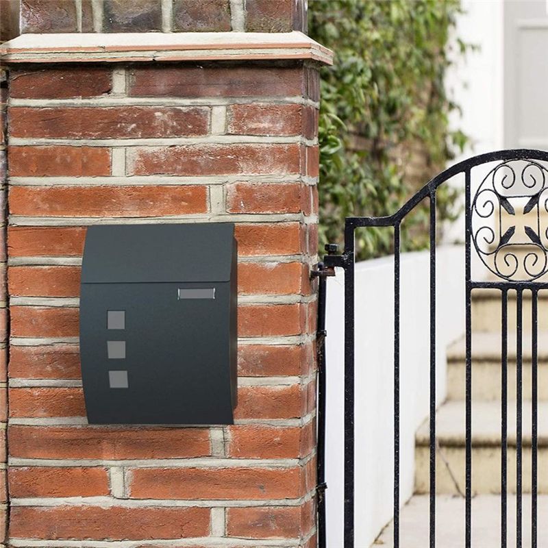 AEE4-Wall Mounted Post Box - W - Home Security Letters review and price