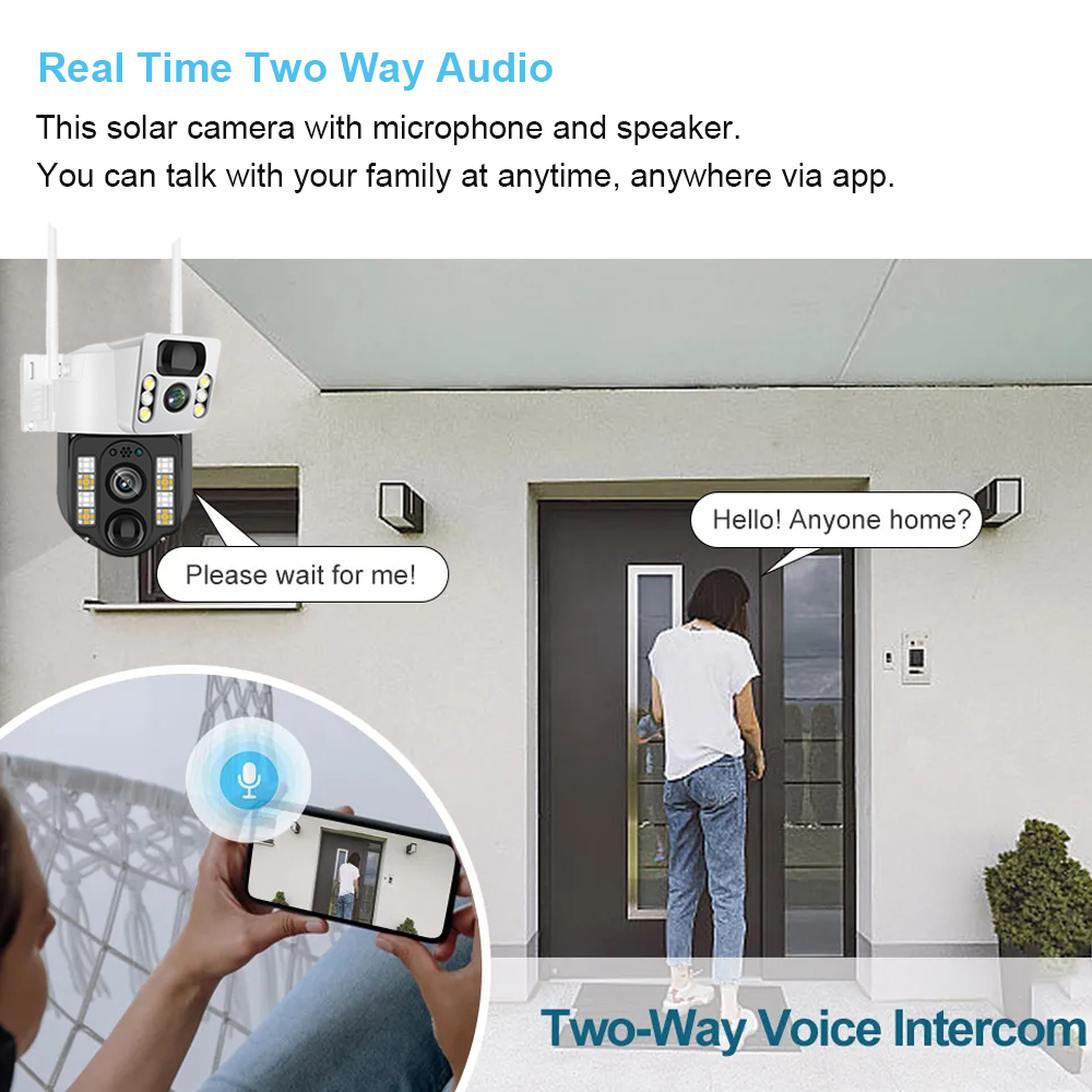 WiFi/4G Solar Camera IP CCTV S - Home Security Camera Installation review and price