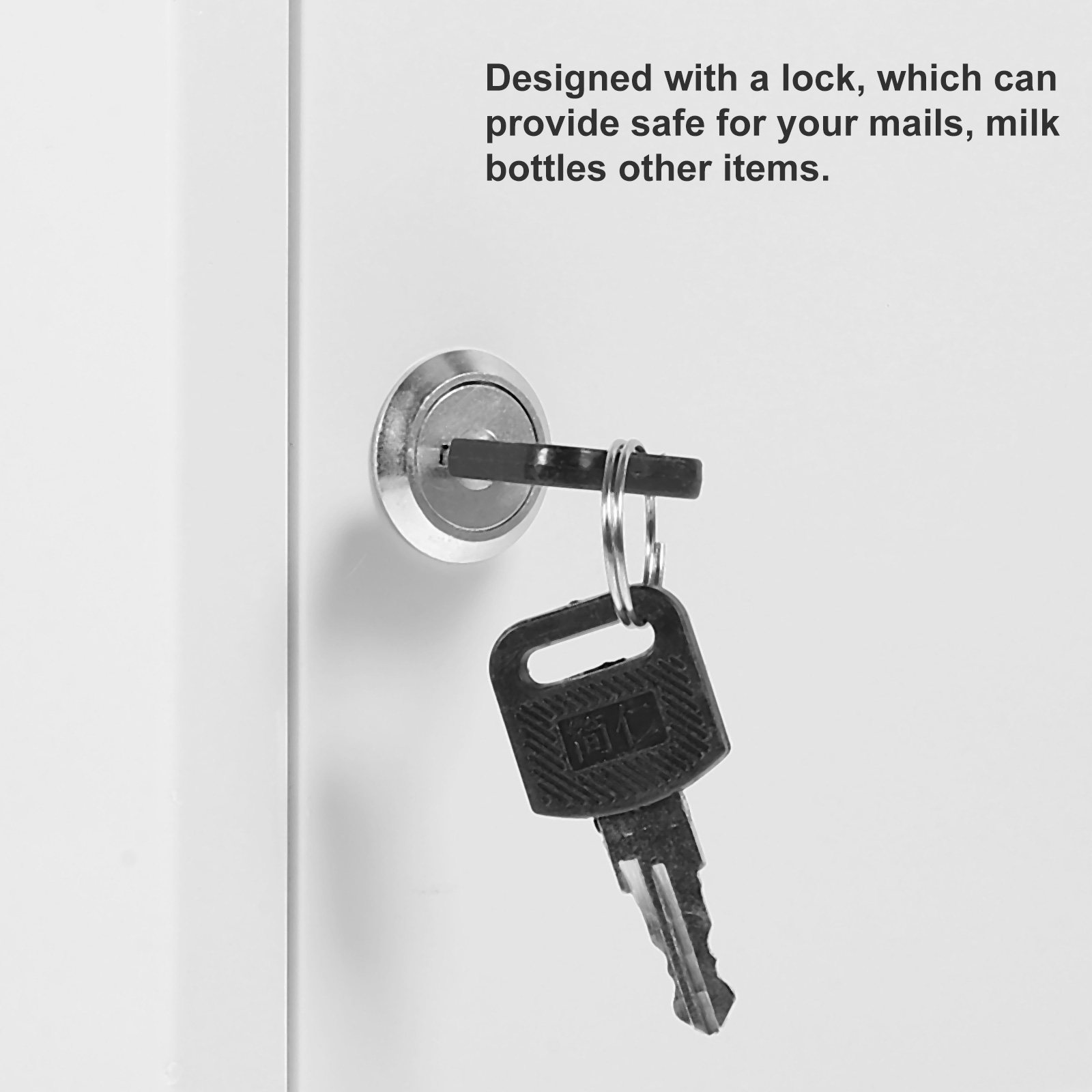Wall Mounted Plastic Milk Box  - Home Security Letters review and price