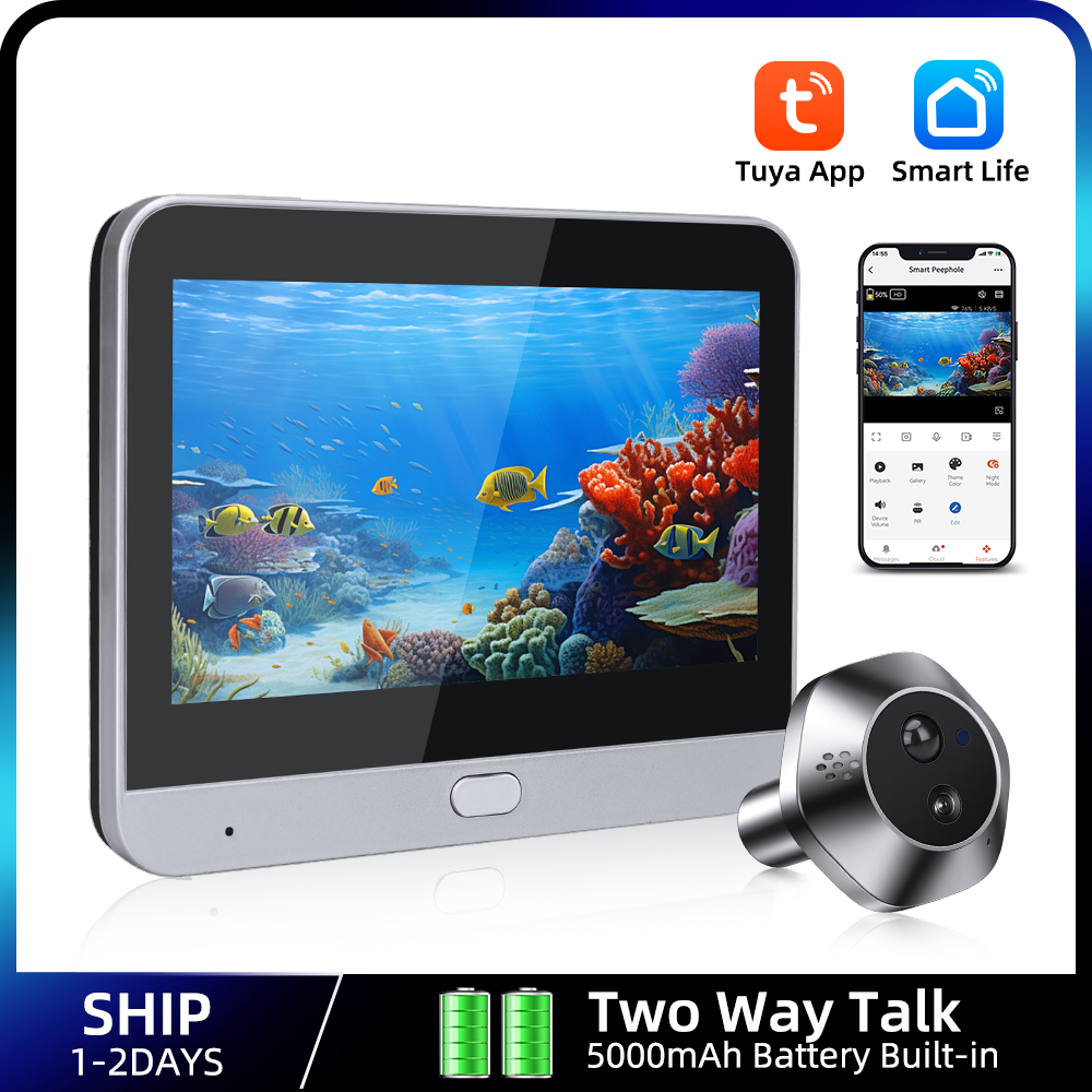 1080P WiFi Peephole Tuya Smart - Home Security Tech review and price