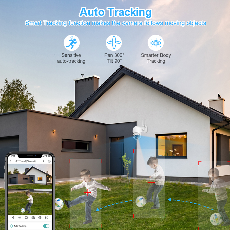 Smar 3MP Wireless CCTV Securit - Home Security Camera Installation review and price