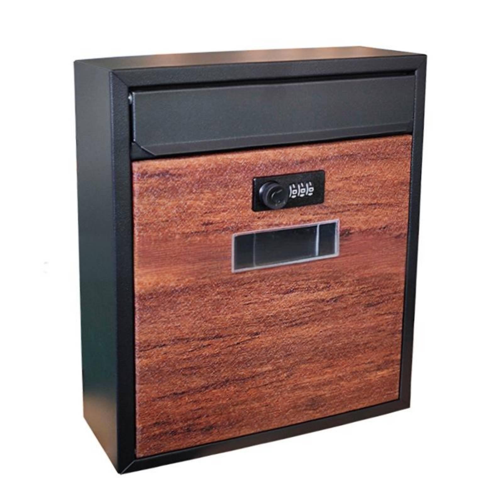 Modern Metal Mailbox with Comb - Home Security Letters review and price