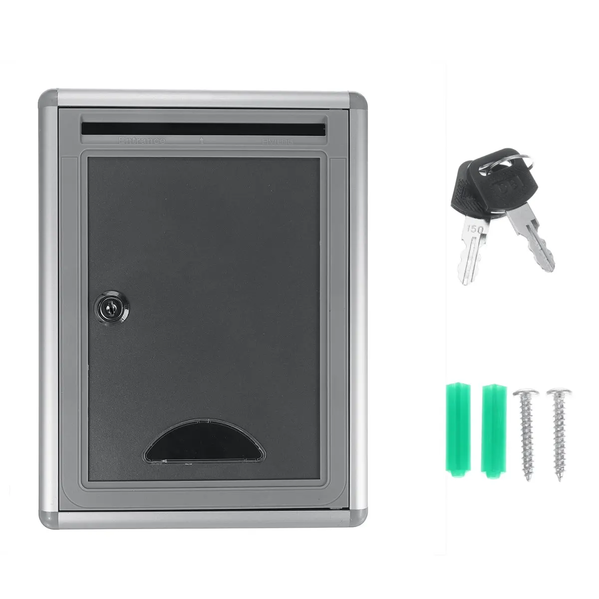 Aluminum Alloy Post Box Wall M - Home Security Letters review and price