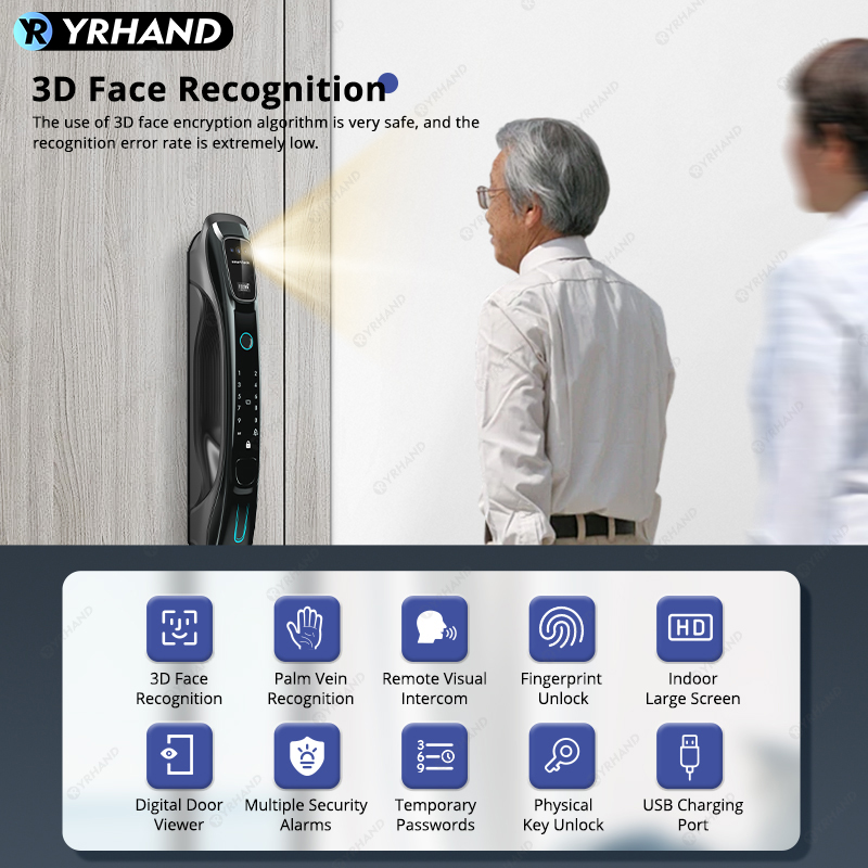 Smart Lock 3D Face Recognition - Home Security Key review and price