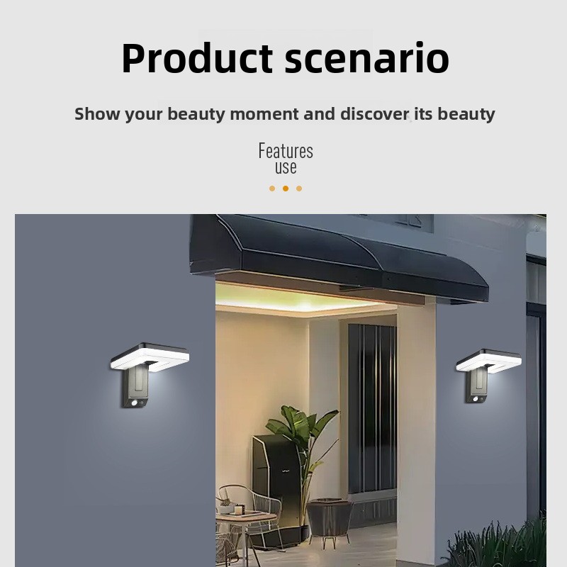 New Smart Outdoor Foldable Sol - Solar Security Light review and price